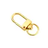 Llavero con Gancho de Metal Accesorios para Equipaje DIY Tres Puntos Puerta Pequeña Bolsa de Joyería Hebilla de Resorte Llavero Galvanizado