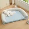 Cama de Hielo Fresco para Perros al por Mayor Transfronteriza para Todas las Estaciones, Sofá Cama de Verano para Perros Pequeños, Cojín Refrigerante Removible y Lavable para Dormir Tipo Teddy