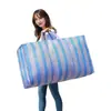 Bolsas de embalaje para mudanza, bolsas tejidas, sacos de piel de serpiente extragrandes y engrosados, organizadores de equipaje, perfectos para guardar y organizar ropa