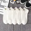 Calcetines finos de barco para hombre de primavera y verano, calcetines cortos finos, calcetines a rayas transpirables que absorben el sudor de corte bajo de verano, venta al por mayor desde el fabricante