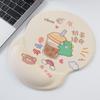 Reposamuñecas de Silicona Redondo de Dibujos Animados Creativo para Ratón para Niñas, Oficina, Dormitorio, Disponible al por Mayor, Reposamuñecas de Anime para Escritorio