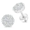 Pendientes de Moda Clásicos de Moissanita Color D Europeos y Americanos Transfronterizos Chapados en Plata de Ley S925 con Oro de 18K Pendientes Simples Hip-Hop Punk