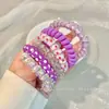 Diadema para el pelo tipo cable de teléfono de alta gama para mujer, nuevo modelo 2026, alta elasticidad, duradera, banda de goma para el pelo, accesorio para el pelo