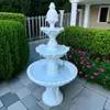 Fuente de Agua Corriente Estilo Europeo, Patio Exterior Jardín, Estanque de Peces, Fuente de Agua, Decoración de Paisaje, Decoración de Boda, Fuente de los Deseos