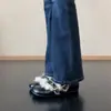 Versión de cuero suave~zapatos cálidos peludos forrados de vellón con hebilla estilo Mary Jane punta redonda planos de un solo color con una hebilla de una sola tira