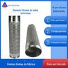 Fornecimento de cartucho de filtro sinterizado de aço inoxidável cartucho de filtro de malha sinterizada de metal 5um10um cilíndrico através do cartucho de filtro