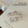 Broca de unha K9 de alta qualidade broca de bola broca de pilha broca de bola de diamante de cristal transparente sem fundo luxo leve joia de unha