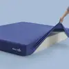 Sábana de Algodón Tejido de Punto de Alta Densidad Gruesa sin Costuras, Color Sólido Simple, Cubierta de Cama de una Pieza Absorbente de Humedad para Dormir Profundamente en Todas las Estaciones