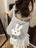 Comercio Exterior Otoño e Invierno Bolso de Hombro de Felpa de Gran Capacidad Súper Popular Nicho Nuevo Lindo Conejo de Dibujos Animados Bolso Cruzado Peludo