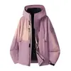 Chaqueta de trabajo con capucha para hombre y mujer, estilo camello, tres en uno, cortavientos e impermeable, con logo estampado de norma nacional para exteriores