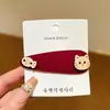 Pasador de Terciopelo de Gatito Comiendo Pez para Mujer, Pinza Lateral para el Cabello, Nuevo Clip Versátil para Flequillo 2025, Accesorio de Lujo para el Cabello