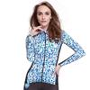 Traje de baño de dos piezas para deportes al aire libre Traje de surf Traje de baño para mujer de verano con mangas largas Protección solar Adelgazante Secado rápido Traje de medusa