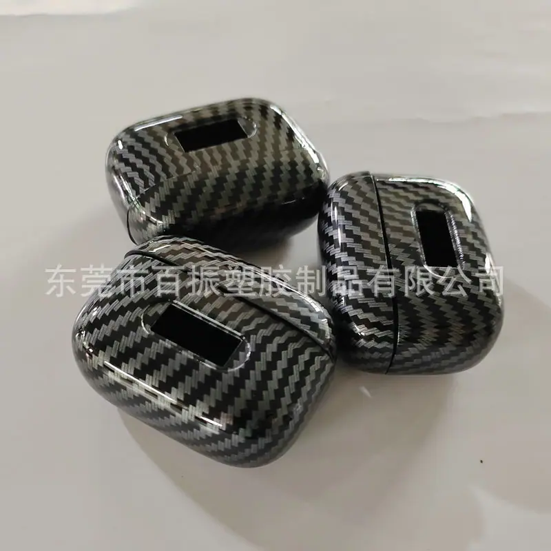 蓝牙耳机碳纤水转印加工2