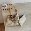 Bolsa Grande de Alta Qualidade com Recortes para Mulheres 2026 Nova Moda Versátil para o Dia a Dia Bolsa de Ombro Bolsa Tote Bolsa Saco