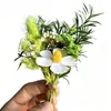 Mini Buquê de Flores Secas, Flores Reais, Flores Eternas da Amazônia para Cartão de Cumprimentos Pequeno, Flor do Noivo, Flor Broche, Pequeno Presente para o Dia das Mães