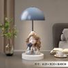 Lámpara de mesa pequeña para niña Decoración de dormitorio Accesorios de decoración del hogar Regalo de cumpleaños para la mejor amiga de una niña Inauguración de la casa