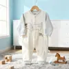 26 Estilo Otoño Mono para Bebé Terciopelo Suave Engrosado Bordado de Dibujos Animados 3D Ropa de Abrigo Ropa para Gatear Bebé Body 73~90#