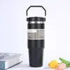 Copo de Gelo Portátil de 30oz, Copo para Carro, Copo de Café para Carro, Copo Térmico de Dupla Camada em Aço Inoxidável 304, Copo Portátil para Carro