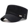 Chapéu de língua de pato masculino primavera, verão, outono e inverno quatro estações chapéu de beisebol chapéu de sol chapéu de exército de topo plano chapéu de sol chapéu de viagem ao ar livre