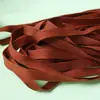 Cuerda de Cintura de Cinturón Tejido Fino 75D Accesorios para Ropa Tira Lateral de Color Cinta de 1 cm Cinturón de Tejido de Urdimbre Correa Cruzada 200 Colores