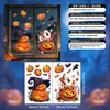 Pegatinas Estáticas para Ventana de Calabaza de Halloween Más Vendidas Transfronterizas, Sin Pegamento y Removibles, Pegatinas de Vidrio para Festival de Fantasmas, Pegatinas de Decoración para Ambiente Festivo
