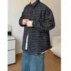 Camisa Xadrez Longa Estilo Retrô Japonês Masculina Nova Chegada Primavera Marca Tendência Estilo Preguiçoso Solta Casual Versátil Camisa Jaqueta