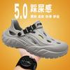 2025 Comercio Exterior Talla Grande Zapatos con Agujeros Sandalias de Verano para Hombre para Playa al Aire Libre Antideslizantes EVA Baotou Zapatos Transpirables para Vadear