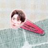 Wang Yibo estrella periférico acrílico bb clip accesorios para el cabello tocado ayuda para concierto foto periférico