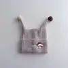 Gorro para niños, gorro con forma de estrella, gorro de punto para bebé, gorro de punto para otoño e invierno, estilo lindo y versátil, unisex, mantiene a los bebés abrigados y protege sus orejas