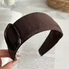 Faixa de Cabeça Outono e Inverno para Mulheres, Faixa de Cabeça de Aba Larga para Lavar o Rosto, Coque de Cabelo Retrô com Topo Alto, Acessório de Cabeça de Luxo Acessível para Uso Externo