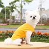 Ropa de Mascota Chaleco de Peluche Bichón para Perros y Gatos Pequeños, Medianos y Grandes, Estilo Nuevo Primavera-Verano Transfronterizo, Ropa Popular de Algodón Puro