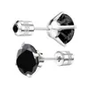 Moda de aço titânio simples zircão orelha osso da orelha unha cristal broca aço inoxidável fêmea bolo redondo fabricantes de unhas de orelha atacado transfronteiriço