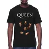 Nueva Camiseta de Rock de Queen para Hombre Manga Corta Casual Ba