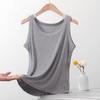 Una generación de temblores vive explosiones tamaño grande chaleco de modal para mujer talla grande suelto más grasa interior camiseta base