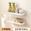 Cozinha Non-Punch Wall Rack Household Pot Tempero Diversos Pia Mesa Dreno Rack de Armazenamento Montado na Parede