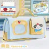 Cute estuche para lápices de gato con tapa abatible magnética, gran capacidad, portátil, bolsa para lápices impermeable, bolsa de almacenamiento de papelería de dibujos animados para estudiantes de primaria
