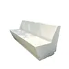 Banco Minimalista de Piedra Teko para Espacios Verdes Comunitarios, Sofá de Cemento para Patios Públicos Exteriores, Directo de Fábrica, En Stock