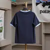 ¡Rayas de Bloques de Color! Camiseta de Verano para Hombre y Mujer, para Exteriores, de Secado Rápido, Transpirable, Versátil, Cuello Redondo, Manga Corta 12320