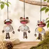 Kit de material DIY para boneca de casca de fruta natural, pingente de boneca de vagem de casca de fruta preta feito à mão, decoração criativa para sacola de presente