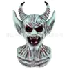 Máscaras de Halloween Europeas y Americanas, Monstruos Diabólicos Aterradores, Cascos Eva, Cosplay, Fiesta Navideña, Accesorios para Actuaciones de Baile
