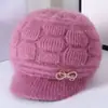 Sombreros de Otoño e Invierno, Gorros de Punto, Sombreros de Pescador para Adultos Mayores, Sombreros de Lana, Sombreros de Mamá Calabaza, Sombreros de Abuela de Color Sólido, Sombreros para Personas Mayores