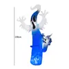 Fantasma Inflável Halloween Horror Fantasma Branco Pingente Externo Suprimentos de Feriado Anel de Jardim Brinquedo Abóbora Brilhante