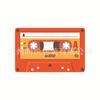 Cinta de Cassette Retro Fiesta de Música Cinta Imán para Refrigerador Cinta de Grabación Vintage Pegatina de Pared Decoración para Bar Cafetería