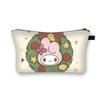 Nueva Bolsa de Cosméticos Navideña Sanrio Kolomi Merlot Moda Estudiante Linda Bolsa de Almacenamiento de Dibujos Animados