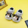 Novos Fones de Ouvido Fofos Cachorro Sapatos com Furos EVA Verão Versátil Meninos e Meninas Chinelos Pai e Filho Solado Macio Sandálias Antiderrapantes