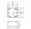 Caja Electrónica para Instrumentos de Exterior al por Mayor 83*81*56mm F25 Caja de Plástico Impermeable Caja de Conexiones