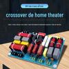 HiFi alta fidelidade cinco vias dois high one middle school dois baixo Home Theater Speaker Audio Crossover splitter