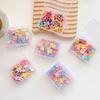 20 cajas de mini pinzas para el cabello coreanas pequeñas de colores caramelo para niños, lindas pinzas para el cabello para niñas, accesorios para el cabello