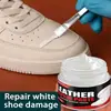 Crema Reparadora de Zapatos Kineshinex para Bordes Amarillentos y Reparación de Rayones en Superficies Blancas Colorante para Cuidado de Zapatos