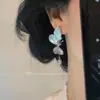 Pendientes Vintage de Aguja Plateada con Borlas de Diamantes, Lujo Ligero y Temperamento Exquisito, Pendientes Versátiles de Nicho de Gama Alta al por Mayor para Mujeres